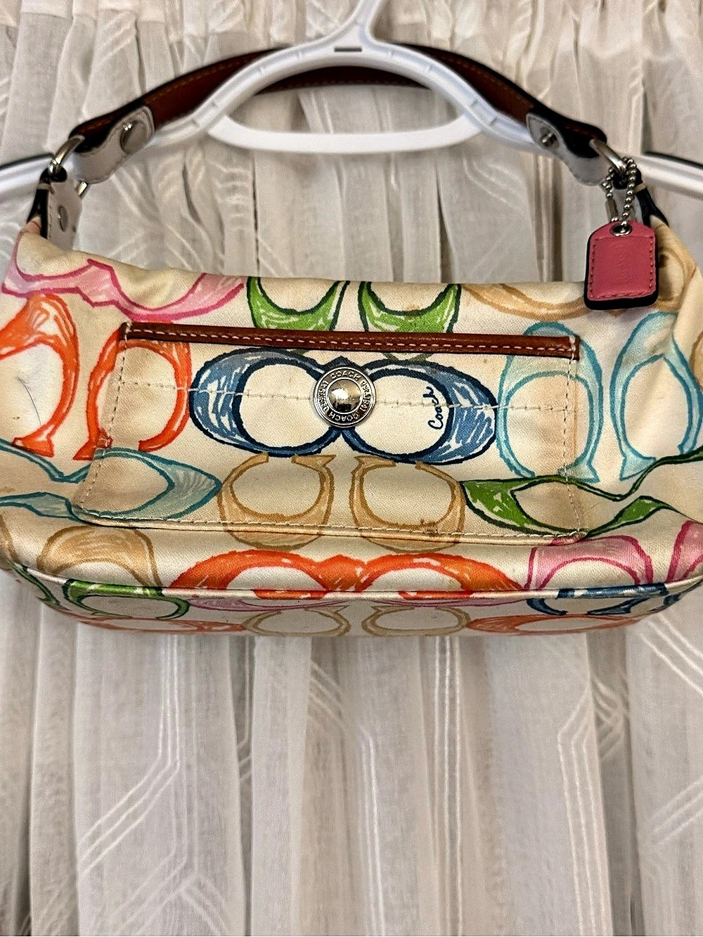Coach Hamptons Scribble Hobo Multicolor Bag